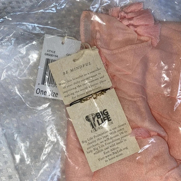 Quagga Greenleaf Sarong Coverup Scarf Eco Friendly w/Free Bracelet Sunkissed OS - Picture 8 of 10